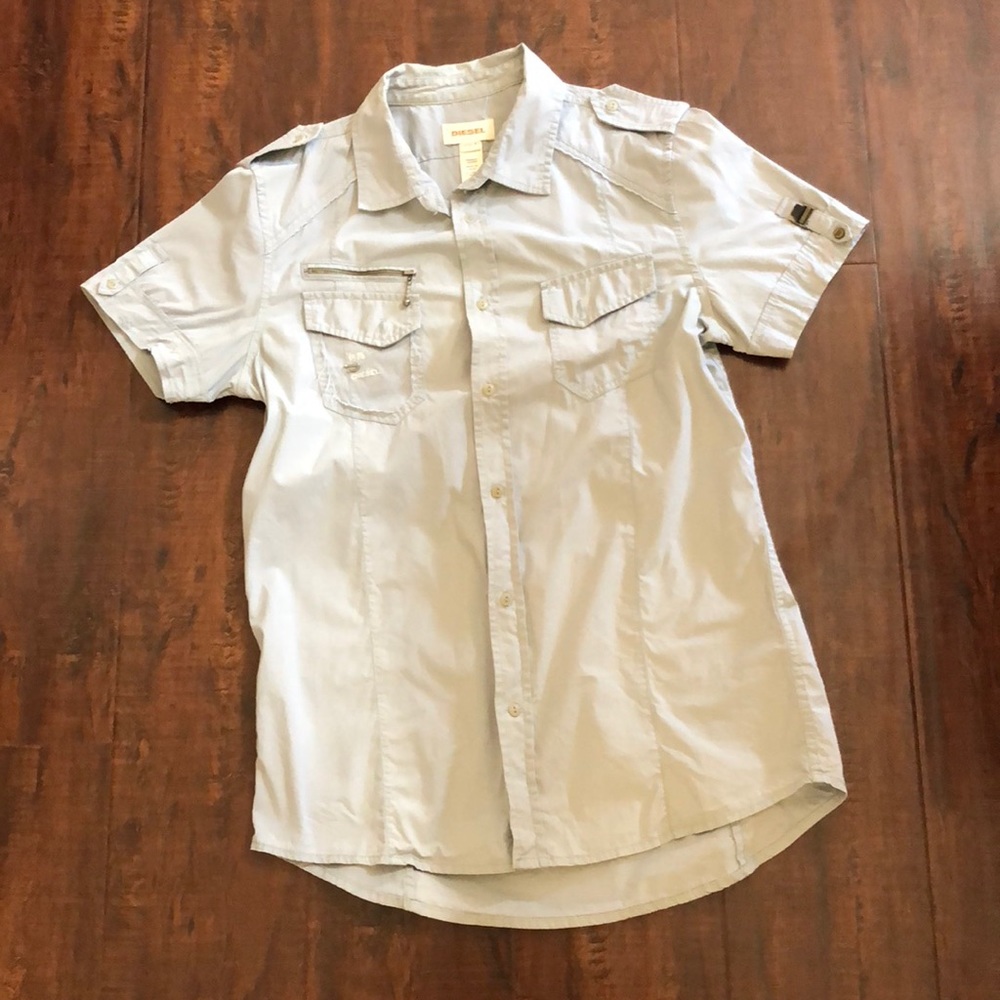 Diesel short sleeve collar